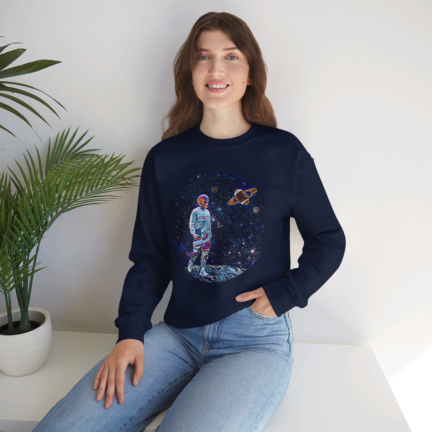 Cincy Alien Crewneck Sweatshirt